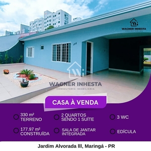 Casa em Zona 02, Maringá/PR de 177m² 2 quartos à venda por R$ 489.000,00