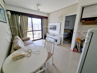 Flat em Indianópolis, São Paulo/SP de 36m² 1 quartos para locação R$ 2.200,00/mes