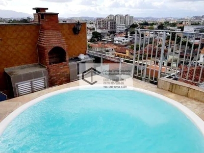 Penthouse em Praça Seca, Rio de Janeiro/RJ de 245m² 4 quartos à venda por R$ 357.000,00