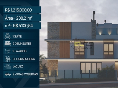 Sobrado em Centro, Palhoça/SC de 200m² 3 quartos à venda por R$ 974.000,00