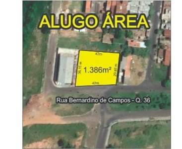 Terreno em Vila Alto Paraíso, Bauru/SP de 1386m² para locação R$ 1.000,00/mes