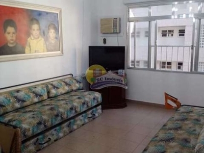 Apartamento com 1 quarto à venda na rua oswaldo cochrane, 03, embaré, santos, 60 m2 por r$ 430.000