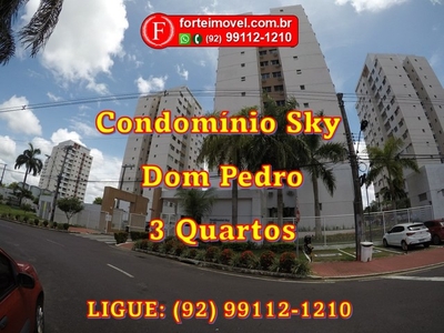 Apartamento Condominio Sky de 3 Quartos no Dom Pedro