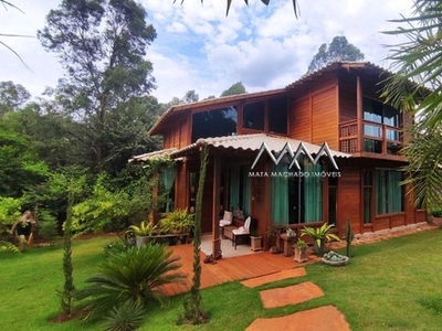 Casa á Venda no Condomínio Aldeia da Cachoeira Das Pedras com 2 Quartos 520m² de área con