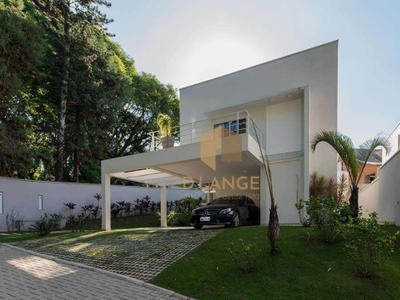 Linda casa com 3 dormitórios, 270 m² - venda ( mobiliada) por r$ 2.590.000 ou aluguel( sem mobília) por r$ 16.082/mês - gramado - campinas/sp