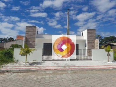 Casa com 2 quartos à venda, 78 m² por R$ 245.000 - Praia do Ervino - São Francisco do Sul/SC