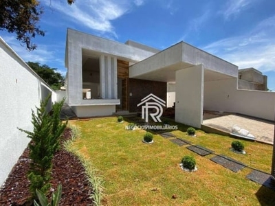 Casa com 3 dormitórios à venda, 170 m² por r$ 790.000,00 - condominio portal do igarapé - igarapé/mg