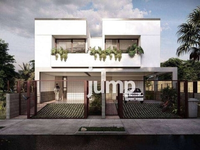 Casa com 3 dormitórios à venda, 188 m² em loteamento planejado a 100m da praia - Campeche - Florianópolis/SC