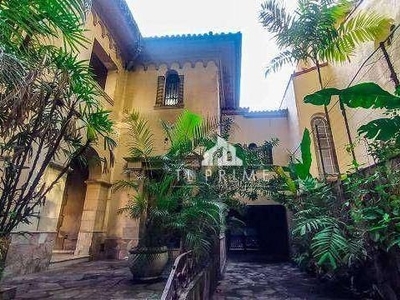 Casa com 4 dormitórios, 510 m² - venda por r$ 2.500.000 ou aluguel por r$ 25.397/mês - laranjeiras - rio de janeiro/rj