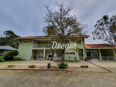 Casa com 7 dormitórios à venda, 430 m² por r$ 2.200.000,00 - quebra frascos - teresópolis/rj
