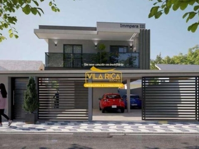 Casa em condomínio fechado com 2 quartos à venda em Aviação, Praia Grande , 76 m2 por R$ 330.000