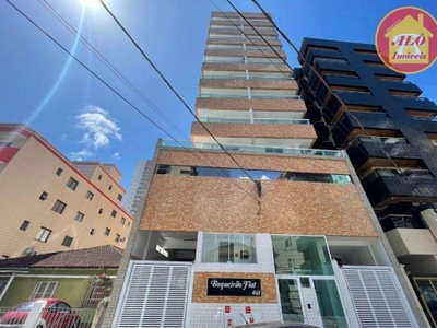 Flat com 1 quarto à venda, 38 m² por r$ 219.000 - boqueirão - praia grande/sp