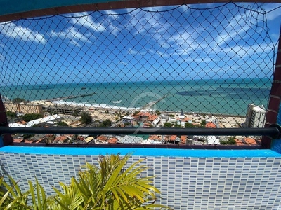 Flat com vista mar, 1 dormitório à venda, 35 m² por R$ 215.000 - Praia de Iracema - Fortal