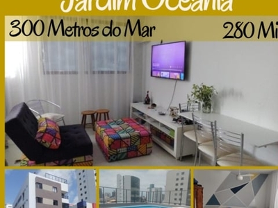 Flat de 35m² no jardim oceania