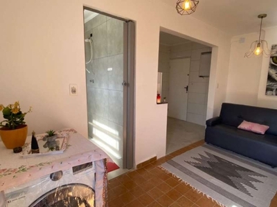 Kitnet com 1 dormitório à venda, 33 m² por r$ 145.000,00 - vila guilhermina - praia grande/sp