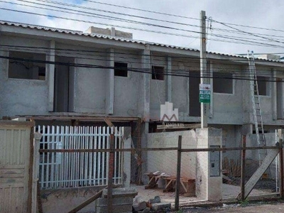 Sobrado com 3 dormitórios para alugar, 84 m² por r$ 2.100/mês + taxas - sítio cercado - curitiba/pr