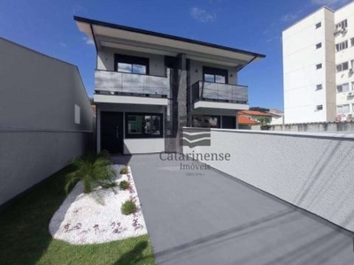 Sobrado com alto padrão de acabamento à venda, 74 m² por r$ 425.000 - ponte do imaruim - palhoça/sc