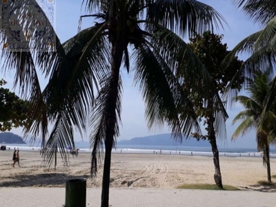 Venda apartamento são vicente - mar doce lar beira mar, com suíte e mais 1 dormitório no itararé.