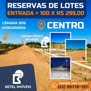 Lote à venda no bairro Centro, 144m²