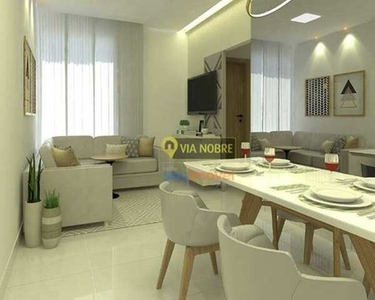 Apartamento com 2 dormitórios à venda, 50 m² por R$ 297.257,73 - Havaí - Belo Horizonte/MG