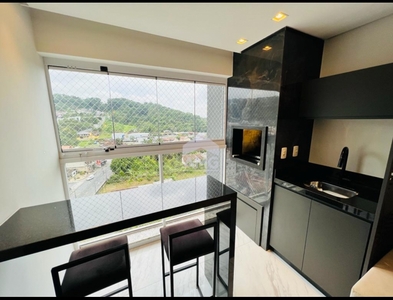 Apartamento no Bairro Água Verde em Blumenau com 2 Dormitórios (1 suíte) e 68.78 m²