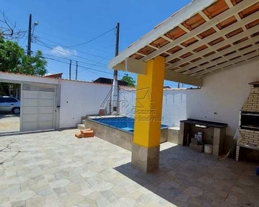 Casa com 2 dormitórios, com piscina Flórida Mirim, Mongaguá