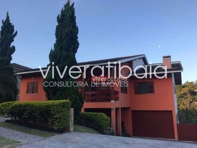 Casa com 4 dormitórios, 590 m² - venda por r$ 3.000.000,00 ou aluguel por r$ 10.492,00 - condomínio flamboyant - atibaia/sp