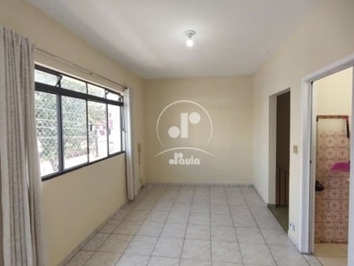 Casa residencial 50m² sobreloja, 2 dormitórios no jardim bela vista em santo andré. sem vaga de garagem!