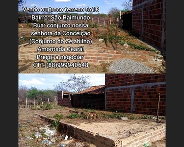 Vende-se ou troca-se terreno