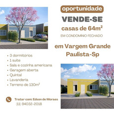 Vende-se Casa Em Vargem Grande Paulista-sp