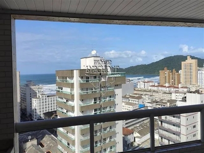 Apartamento 2 suites, 2 vagas, varanda gourmet e vista mar. Boqueirao Praia Grande SP.