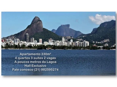 Apartamento 330 m² com 4 quartos 3 suítes, em Copacabana.