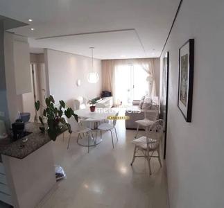 Apartamento com 1 dormitório para alugar, 55 m² por R$ 3.340,00/mês - Jardim - Santo André