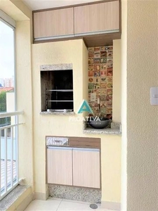 Apartamento com 2 dormitórios para alugar, 55 m² - Campestre - Santo André/SP