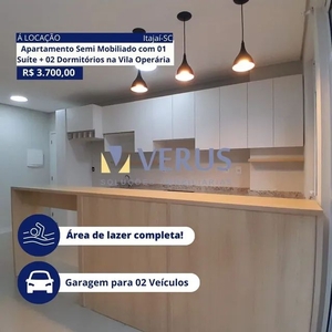 Apartamento Semi Mobiliado com 03 Quartos | Bairro Vila Operária