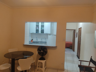 Apto.1 Dorm.50m Praia Aparecida,santos