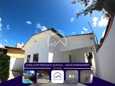 Casa Térrea com Piscina e Quintal - Nova Parnamirim