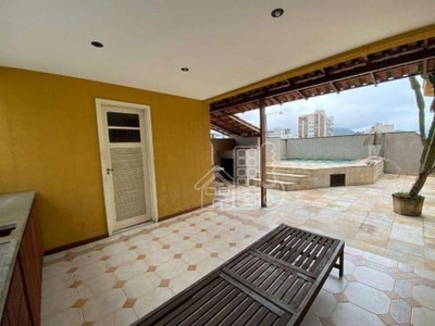 Cobertura com 3 dormitórios à venda, 290 m² por r$ 2.000.000,00 - icaraí - niterói/rj