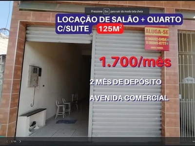Studio para aluguel com 125 metros quadrados com 1 quarto em Cidade Miguel Badra - Suzano
