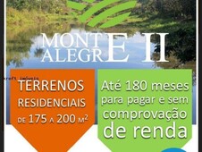 Terreno à venda no bairro Monte Alegre em Cesário Lange