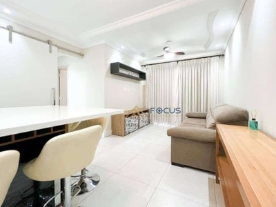 Apartamento com 3 dormitórios para alugar, 71 m² por r$ 4.567/mês - retiro - jundiaí/sp - focus gestão imobiliária