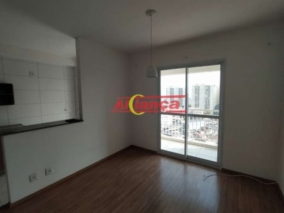 Apartamento para alugar, 2 quartos, sendo 1 suíte e 2 vagas, 58 m², jd. flor da montanha r$ 1950,00