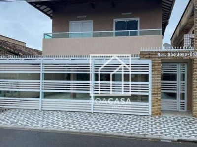 Casa com 2 dormitórios à venda, 62 m² por r$ 220.000,00 - caiçara - praia grande/sp