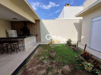 Casa com 3 dormitórios para alugar, 146 m² por r$ 6.522,00/mês - jardim bréscia - indaiatuba/sp