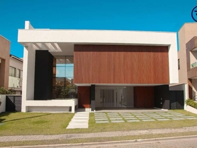 Casa em condomínio fechado com 5 quartos à venda na avenida litorânea, 2040, cararu, eusébio, 608 m2 por r$ 5.900.000