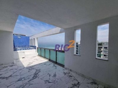 Cobertura com 3 dormitórios à venda, 136 m² por r$ 1.800.000,00 - alfa barra ii - rio de janeiro/rj