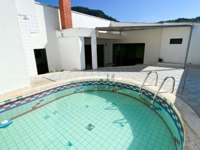 Cobertura com 4 dormitórios à venda, 210 m² por r$ 600.000 - praia da enseada - guarujá/sp