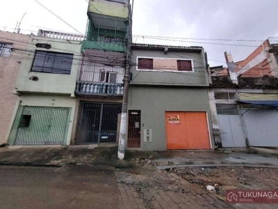 Sobrado com 2 dormitórios para alugar por r$ 1.000,00/mês - jardim vila galvão - guarulhos/sp