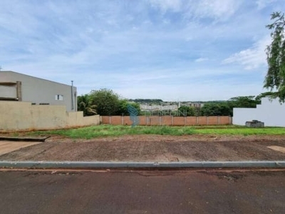 Terreno à venda, 397 m² por r$ 310.000 - condomínio jardim vista bella - ribeirão preto/sp