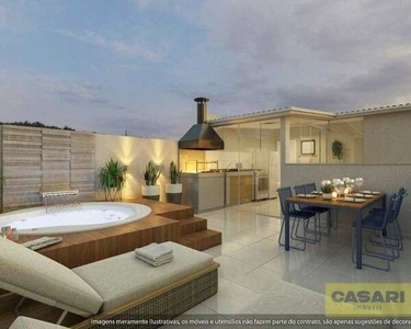 Apartamento com 2 dormitórios à venda, 51 m² - Campestre - Santo André/SP
